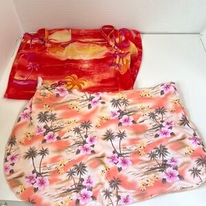 2 piece bundle swim cover ups